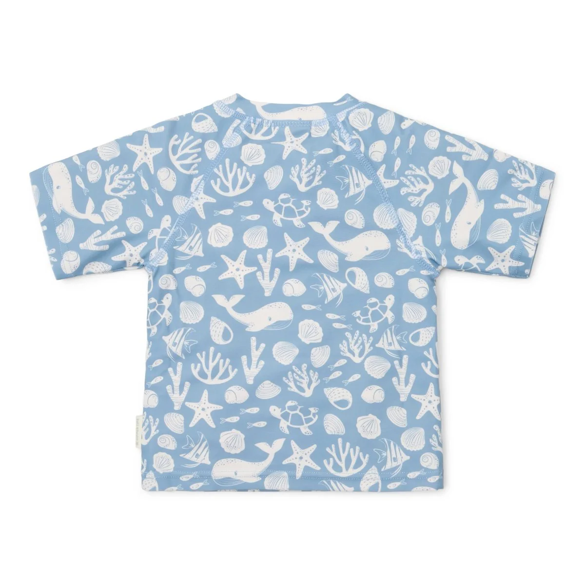 Little Dutch Zwemshirt Kind Korte Mouwen Sea Life Ocean Blue - Image 2