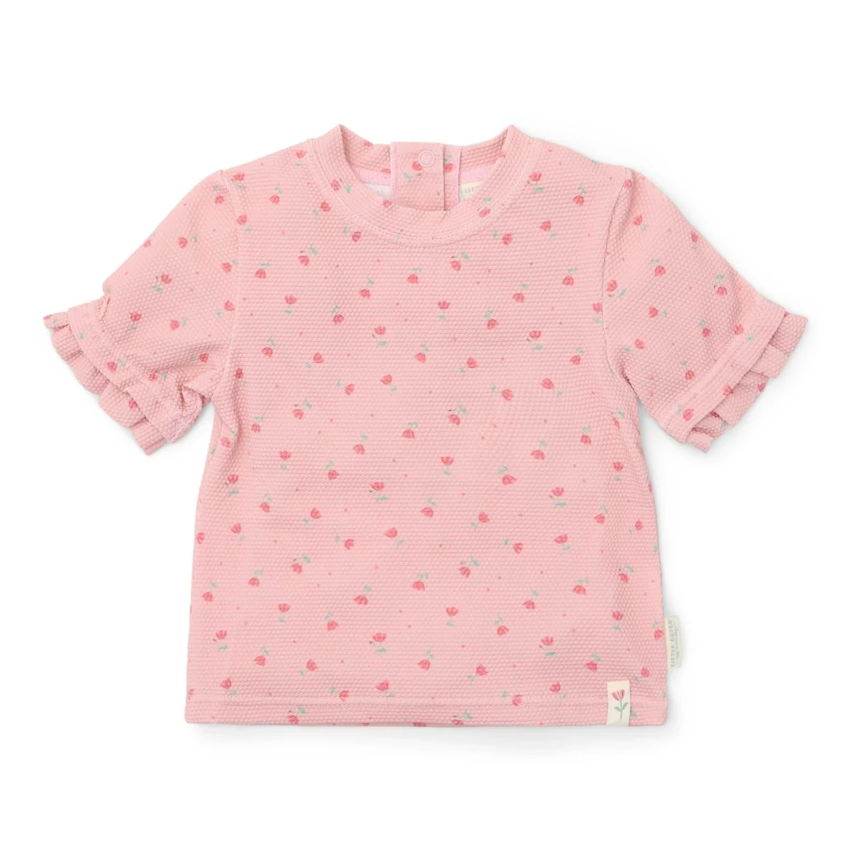 Little Dutch Zwemshirt Kind Korte Mouwen Sunny Flowers Blush