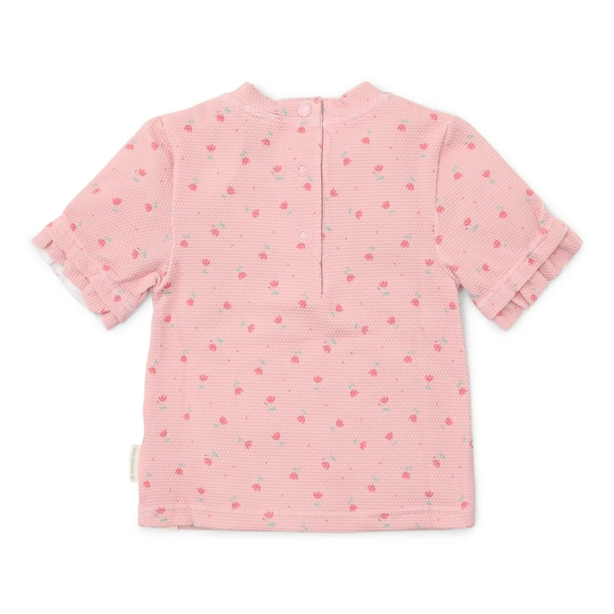 Little Dutch Zwemshirt Kind Korte Mouwen Sunny Flowers Blush - Image 2