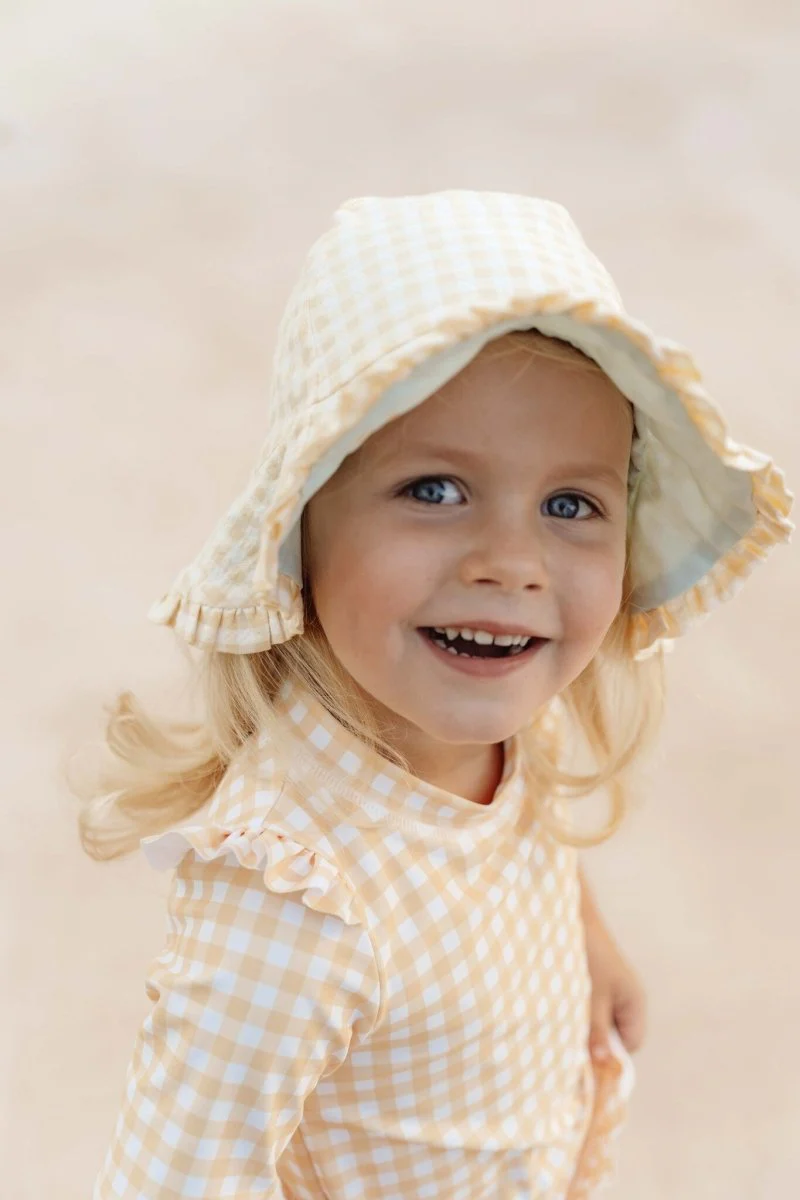 Little Dutch Zwemshirt Kind Korte Mouwen Sunshine Checks - Image 3