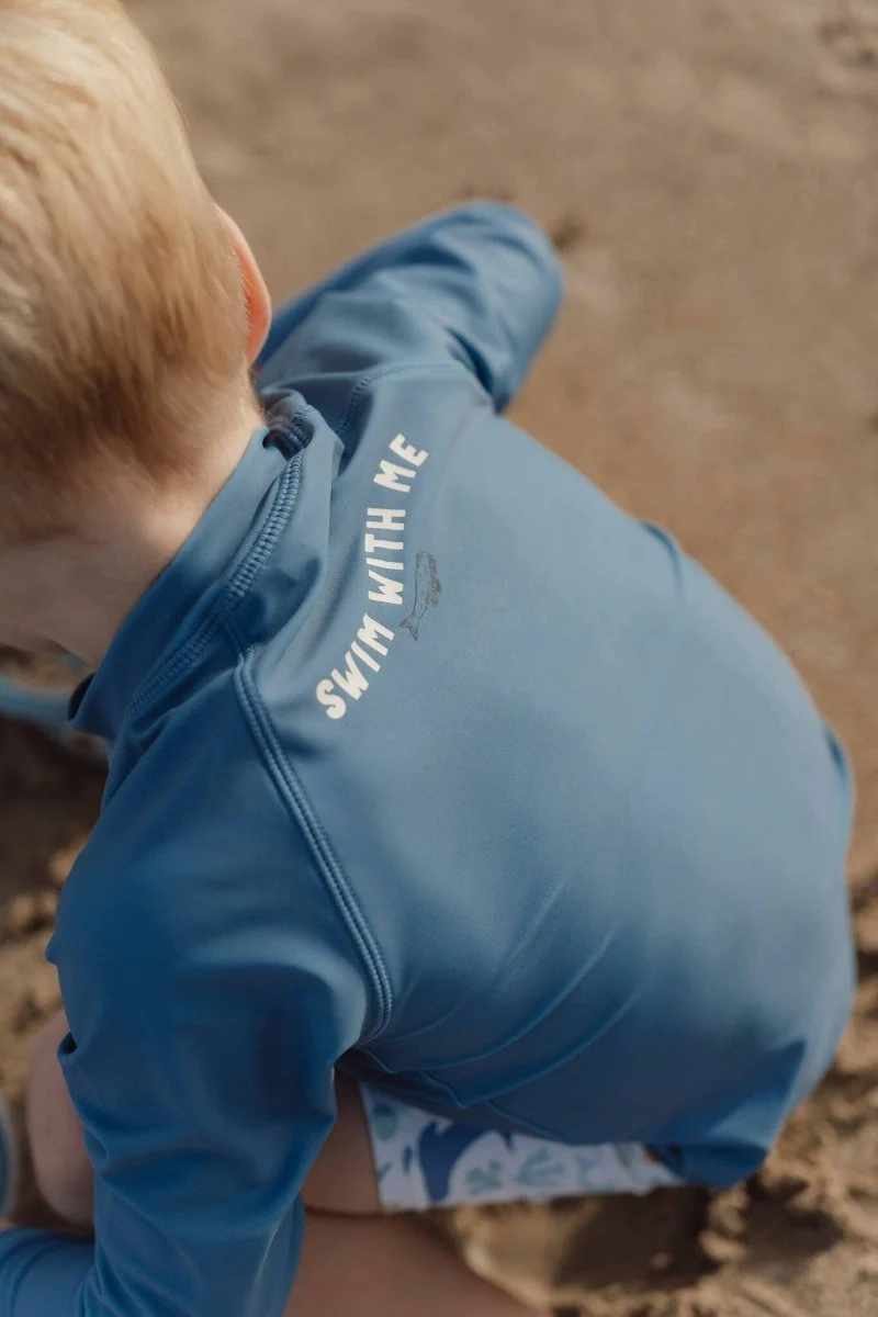 Little Dutch Zwemshirt Kind Lange Mouwen Blue Whale - Image 4
