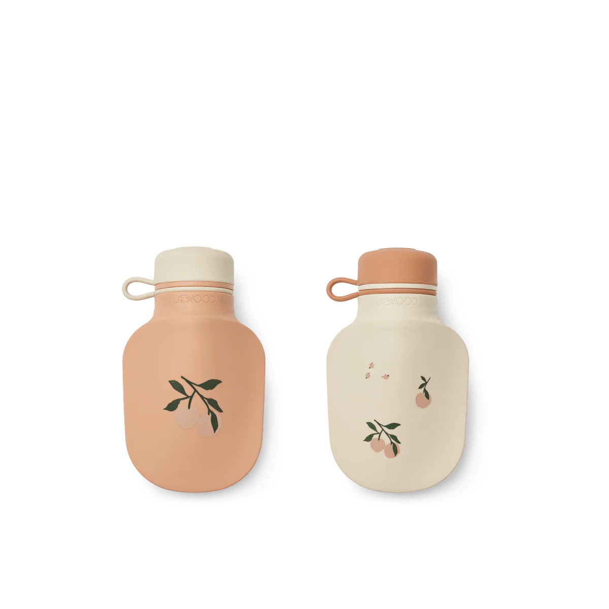 Lizzie Smoothie-fles, 2 stuks Peach / Sea shell