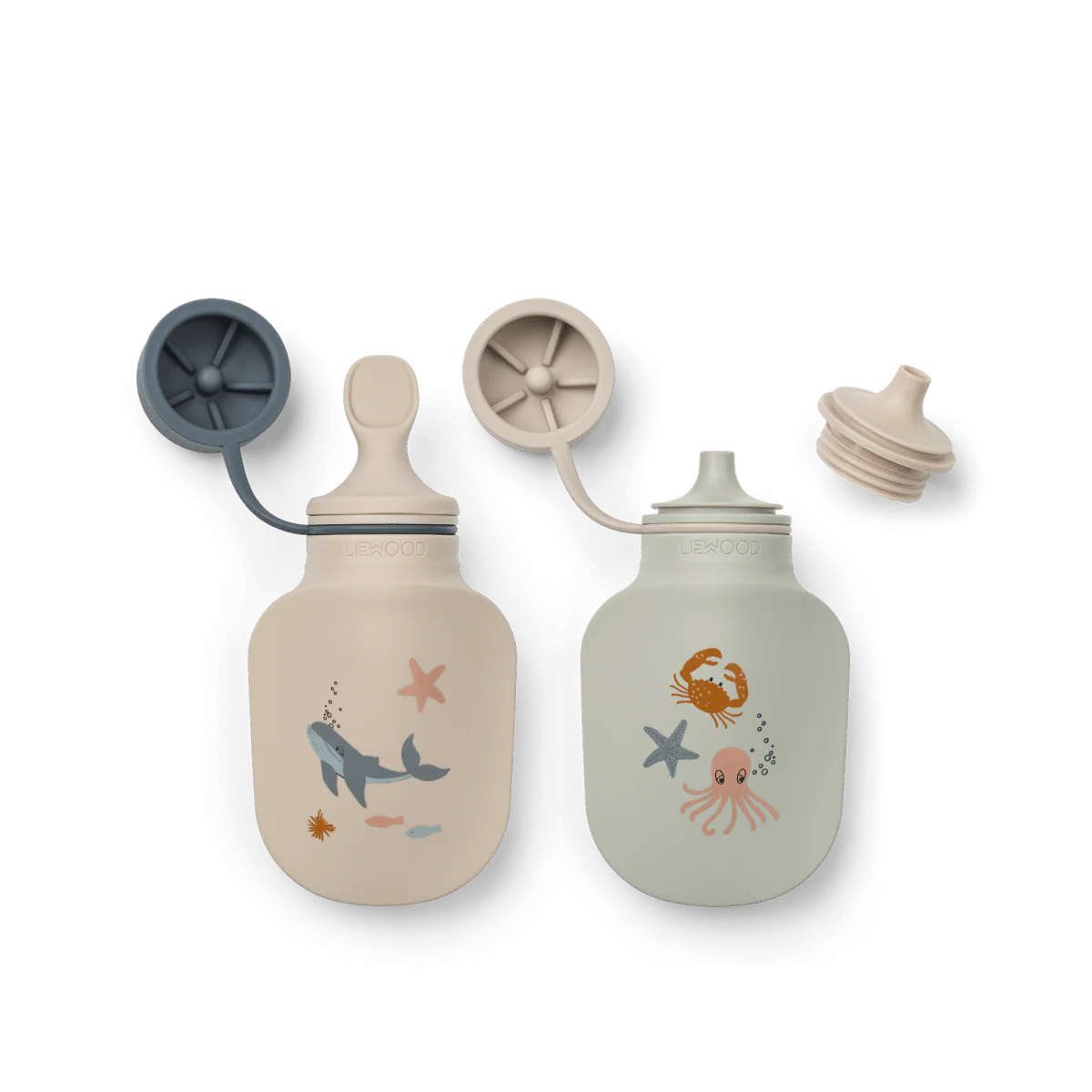 Lizzie Smoothie-fles, 2 stuks Sea creature / Sandy - Image 2