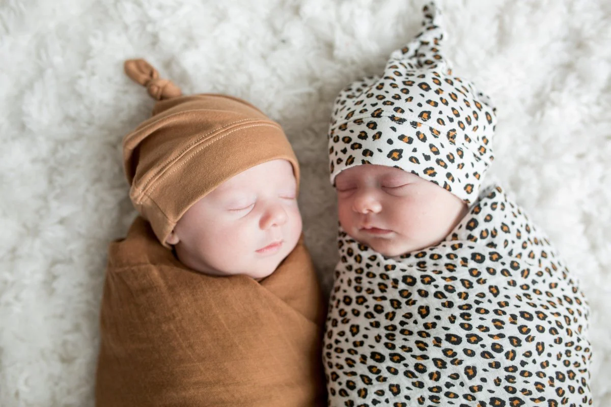 Lulujo Hydrofiele Doek Met Muts En Sticker Leopard - Image 5