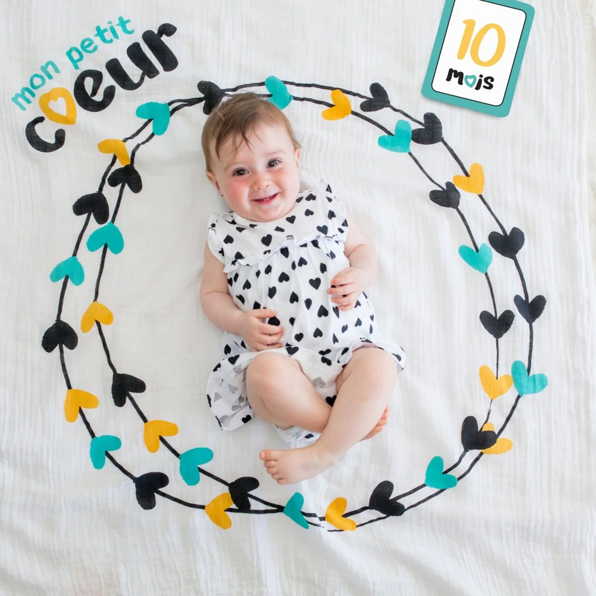 Lulujo Mijlpaalkaarten Mon Petit Coeur - Image 4