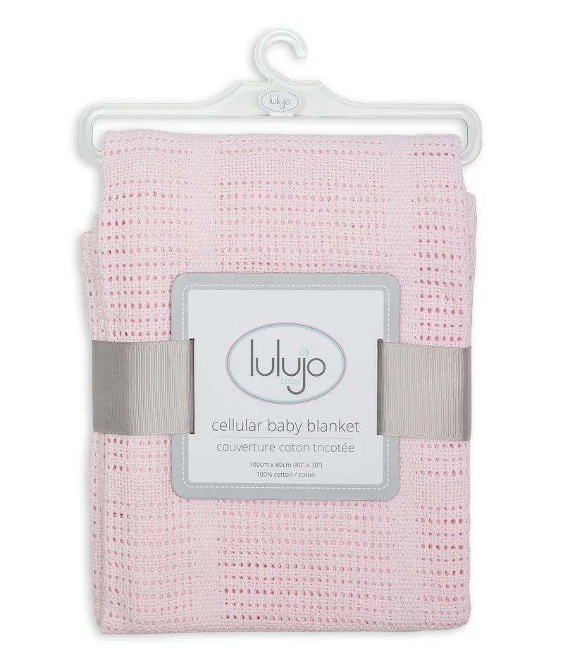 Lulujo Wiegdeken Cellular Pink - Image 3