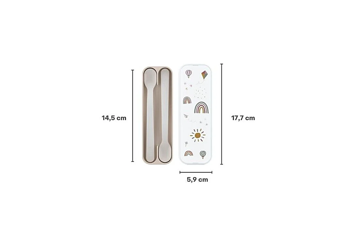 Mepal Baby Bestekset Lepel Mio Liitle Farm 2St - Image 3