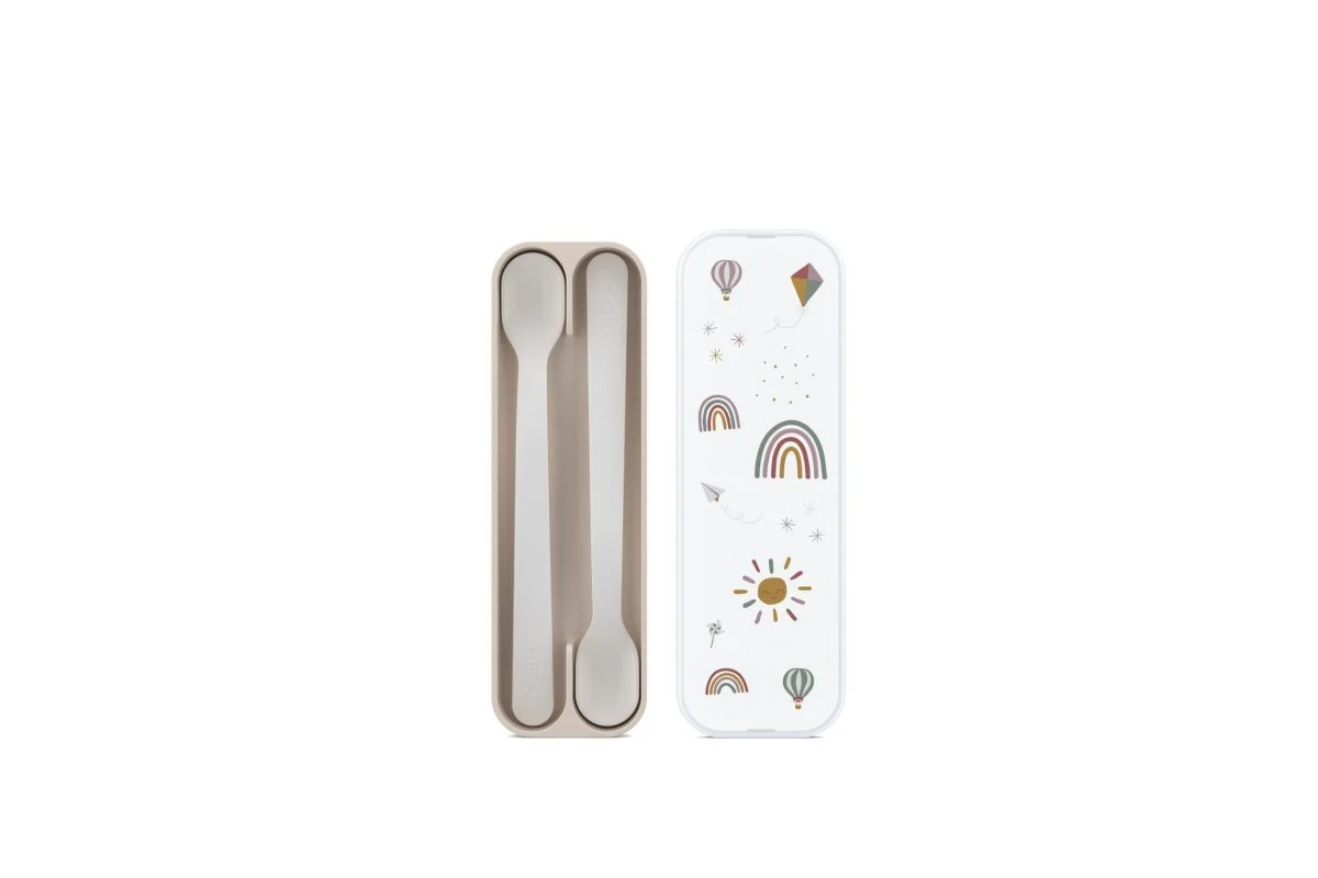 Mepal Baby Bestekset Lepel Mio Sunshine & Rainbow 2St