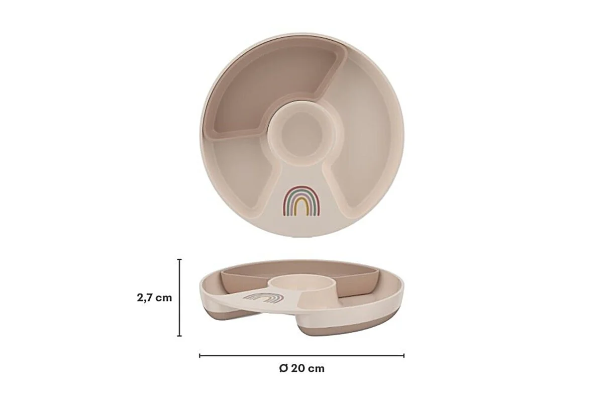 Mepal Babybord Vakjes Mio Sunshine & Rainbow - Image 3