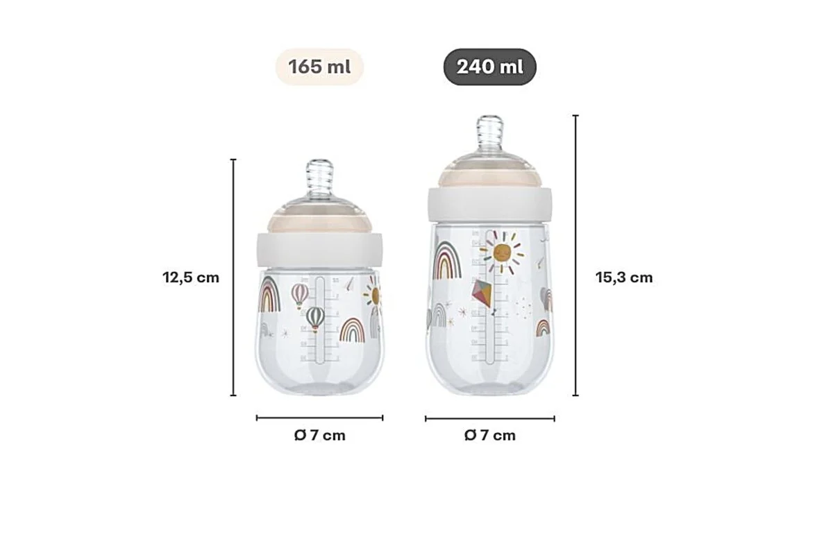Mepal Babyfles Mio Sunshine & Rainbow 240Ml - Image 3