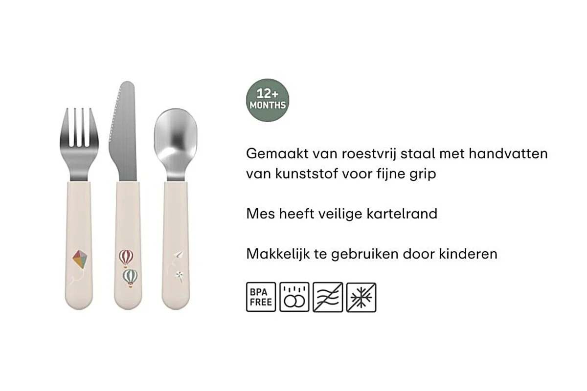 Mepal Bestekset Mio Sunshine & Rainbow 3-Delig - Image 2