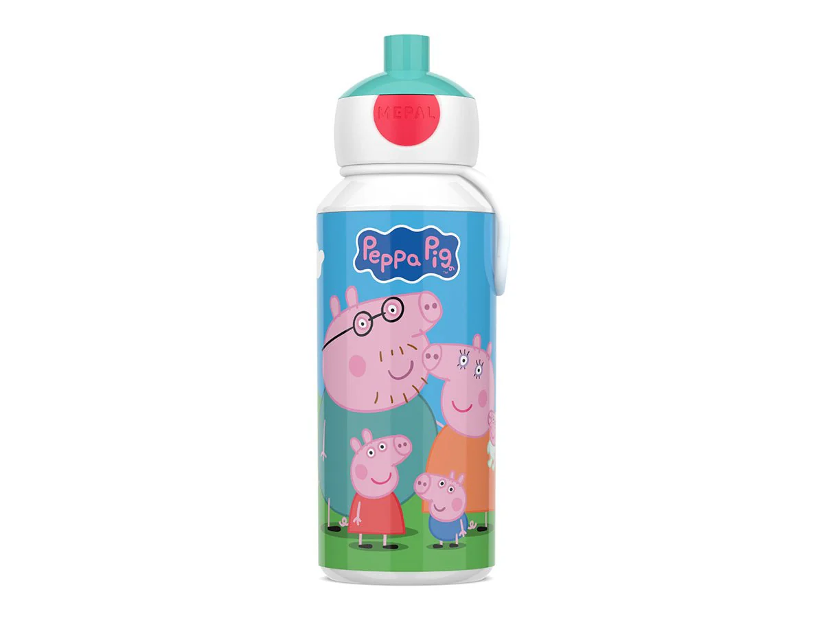 Mepal Campus 400 ml Pop-up waterfles - Peppa Pig