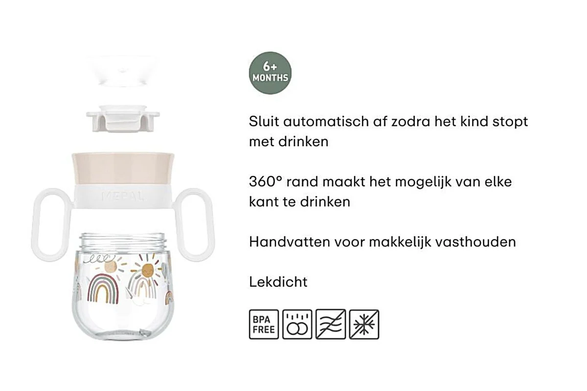 Mepal Drinkbeker 360° Mio Little Farm 200Ml - Image 2