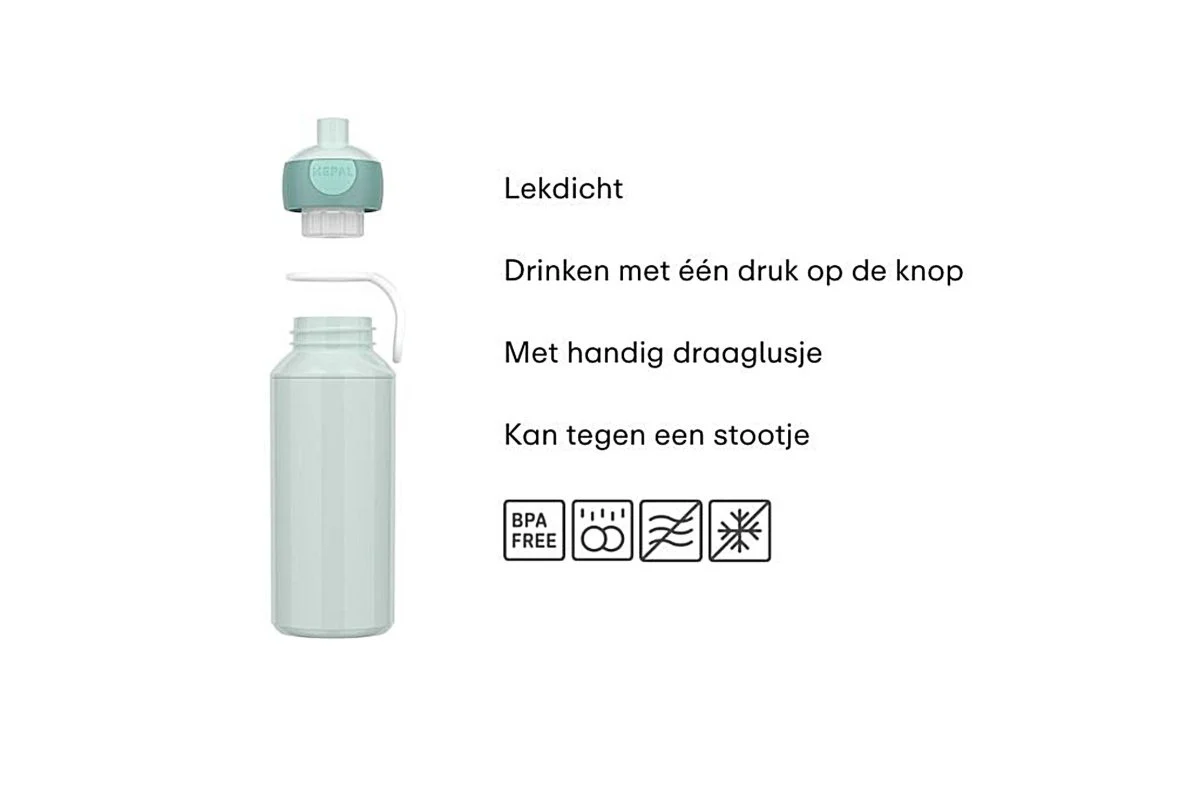 Mepal Drinkbeker Pup-Up Campus Wild Tiger 400Ml - Image 2