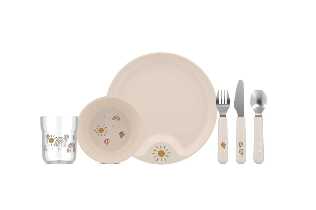 Mepal Kinderservies Set Mio Sunshine & Rainbow 6-Delig