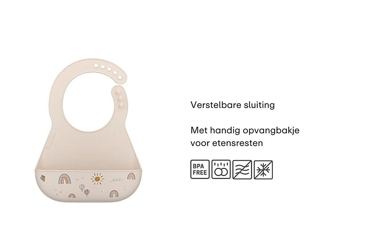 Mepal Slabbetje Mio Sunshine & Rainbow - Image 2