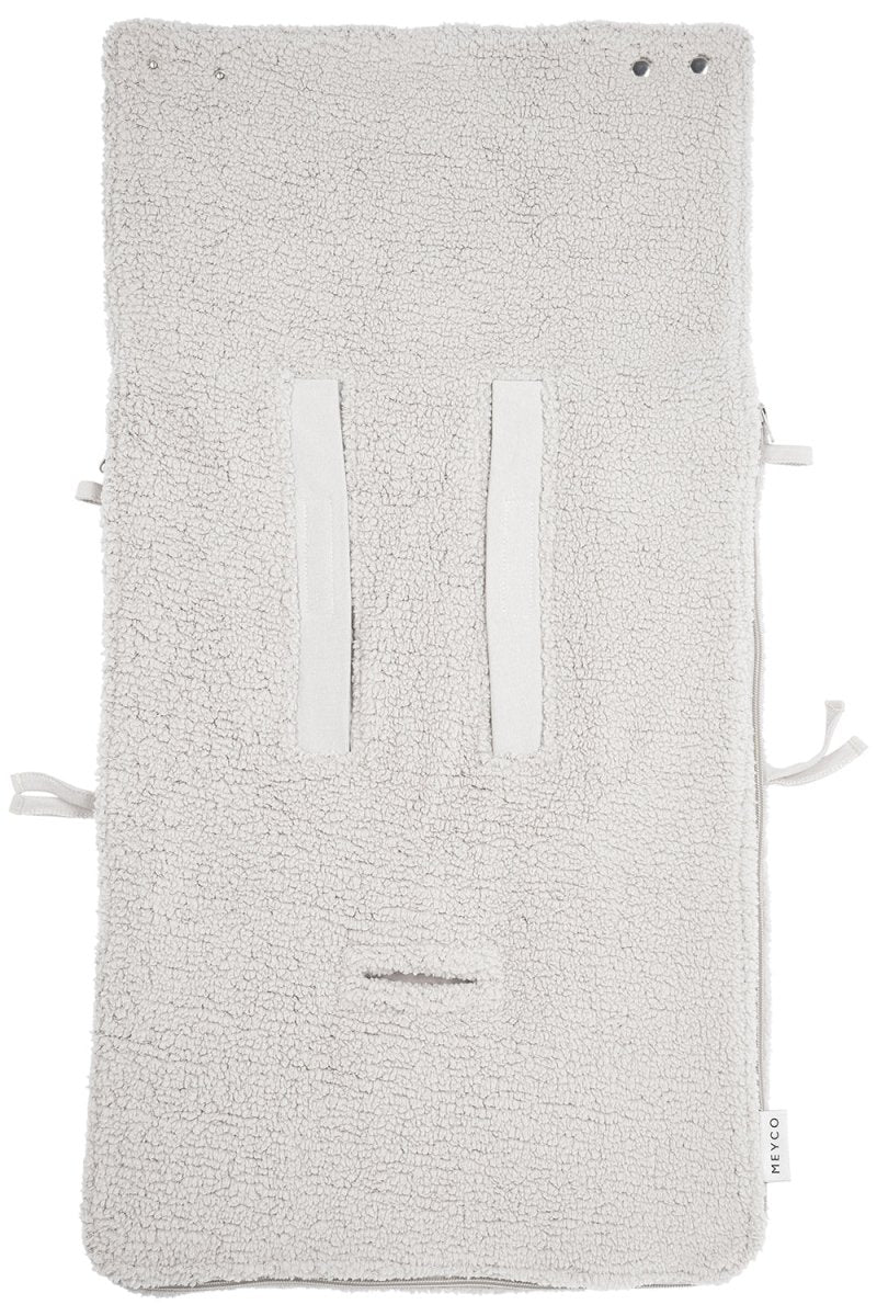 Meyco Baby Teddy Voetenzak Greige 40X82Cm - Image 3