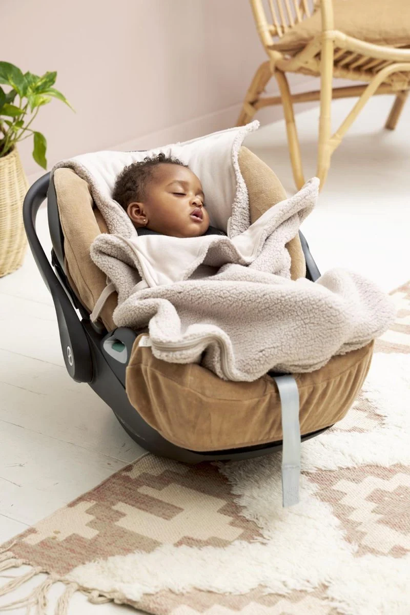 Meyco Baby Teddy Voetenzak Greige 40X82Cm - Image 5