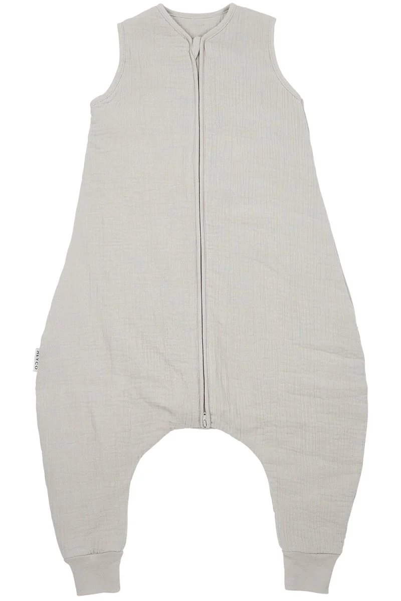 Meyco Baby Uni Baby Winter Slaapoverall Jumper Pre-Washed Hydrofiel Greige