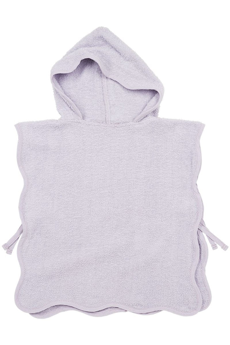 Meyco Badponcho Wavy Soft Lavender 1-3 Jaar