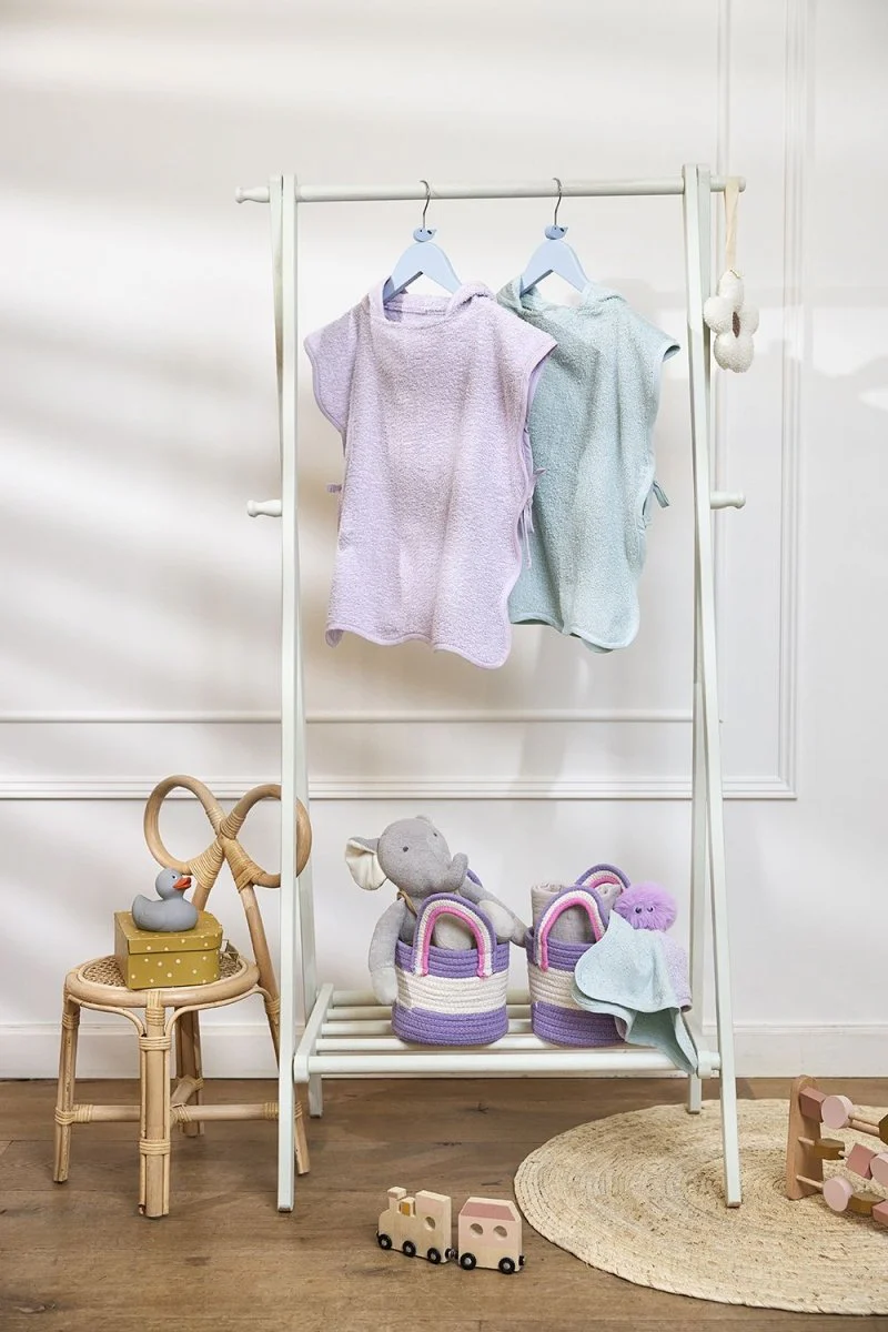 Meyco Badponcho Wavy Soft Lavender 1-3 Jaar - Image 3