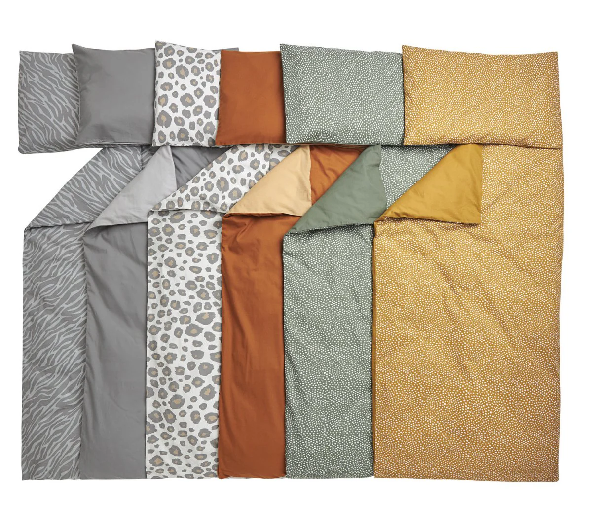 Meyco Dekbedovertrek 100X135cm Cheetah/ Forest Green - Image 4