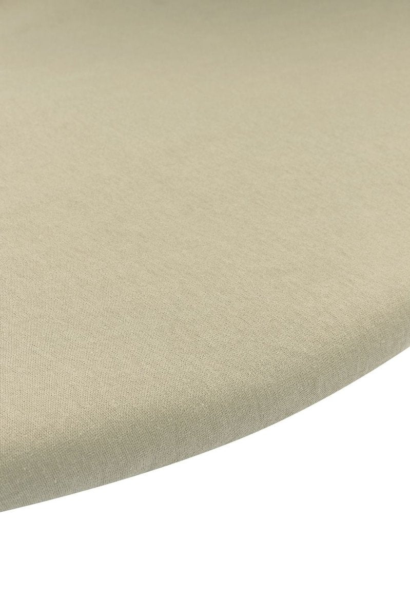 Meyco Hoeslaken Boxmatras Sand Rond 90/95cm