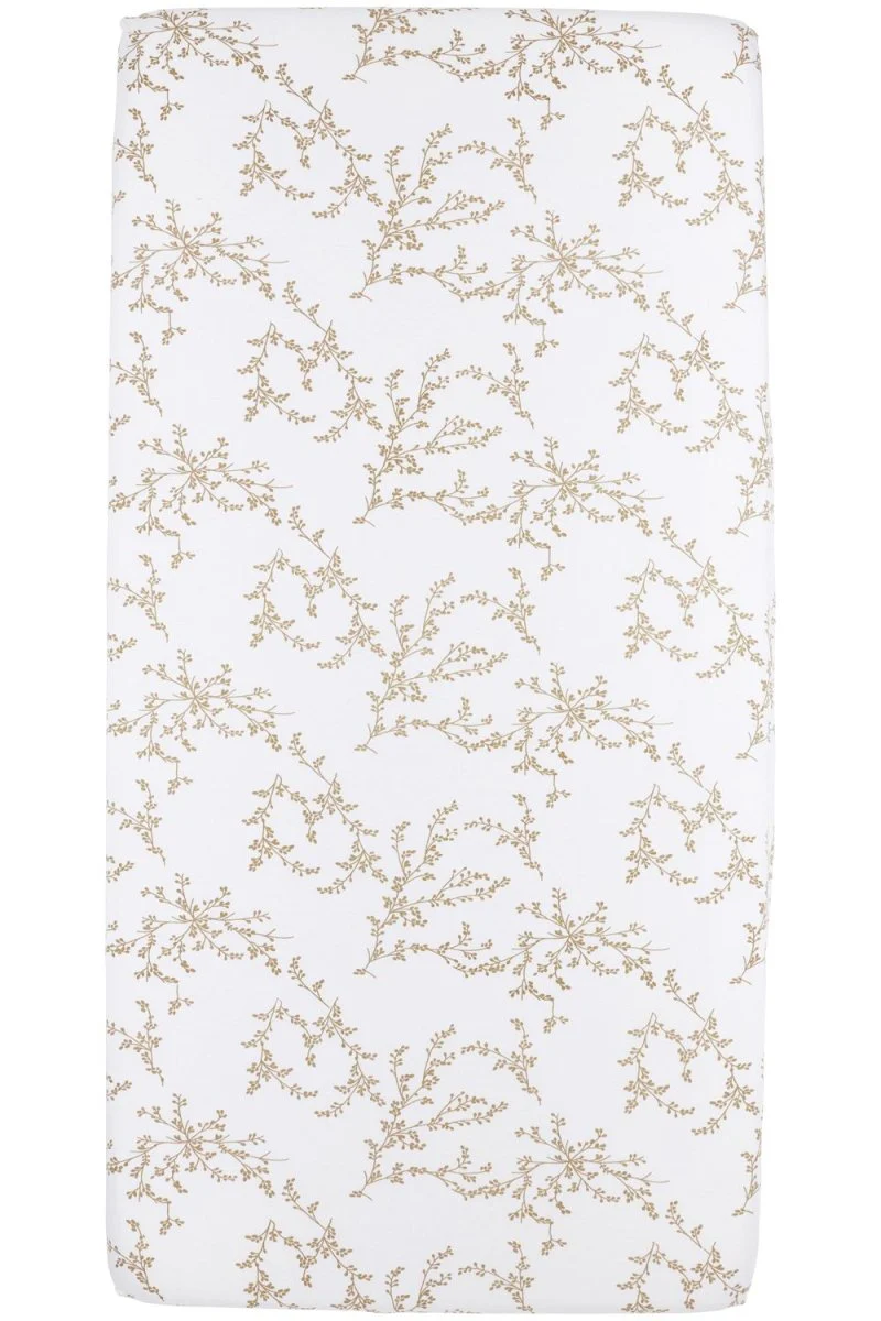 Meyco Hoeslaken Branches Co-Sleeper Sand 50X90cm - Image 2