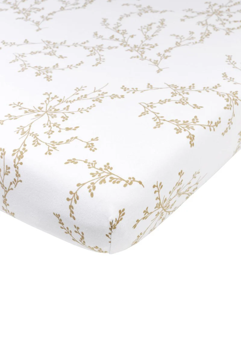 Meyco Hoeslaken Jersey 70X140/150 Branches Sand - Image 2