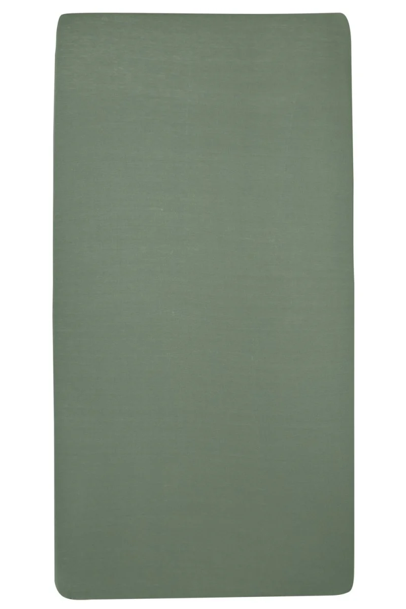 Meyco Hoeslaken Jersey Boxmatras 75X95cm Forest Green