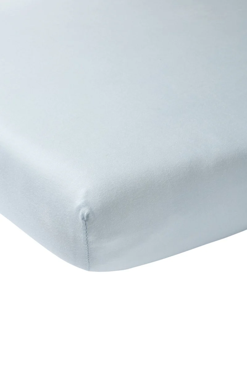 Meyco Hoeslaken Jersey Lichtblauw 70x140/150 cm