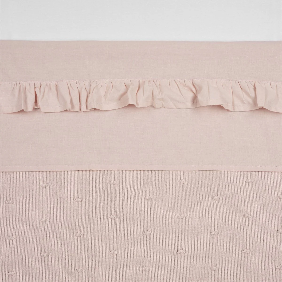 Meyco Ledikantlaken Ruffle Soft Pink