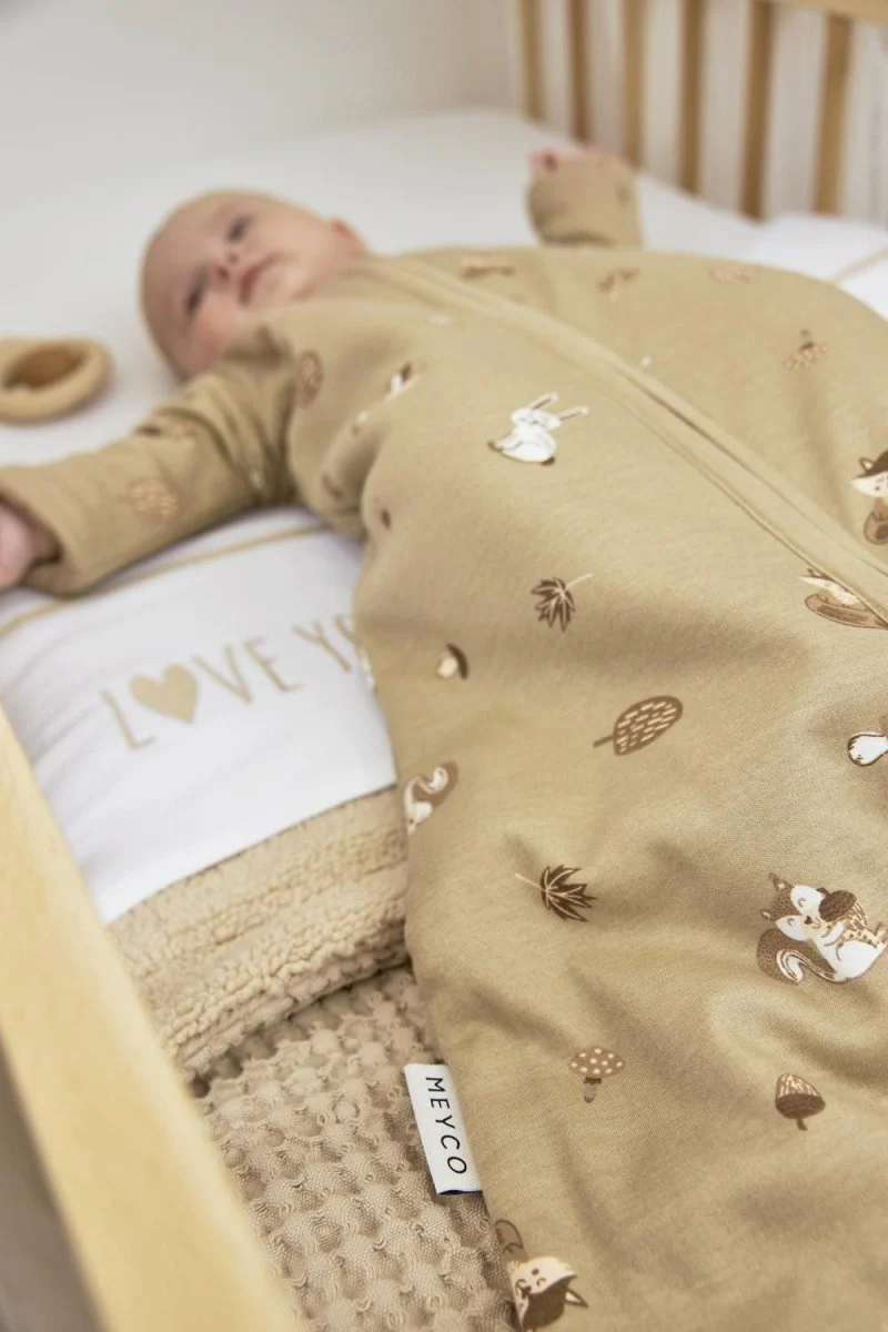 Meyco Slaapzak Baby 4 Seizoenen Sand Forest Animals - Image 9