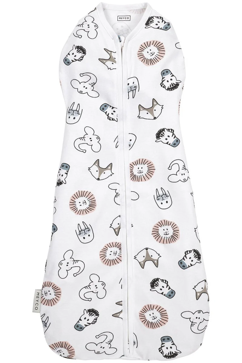 Meyco Slaapzak Baby Animal Zomer 70cm