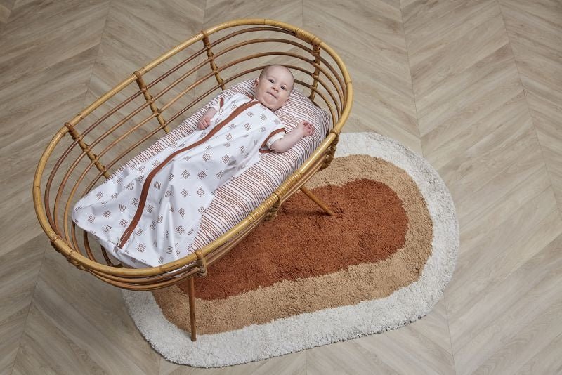 Meyco Slaapzak Baby Block Stripe Camel - Image 4