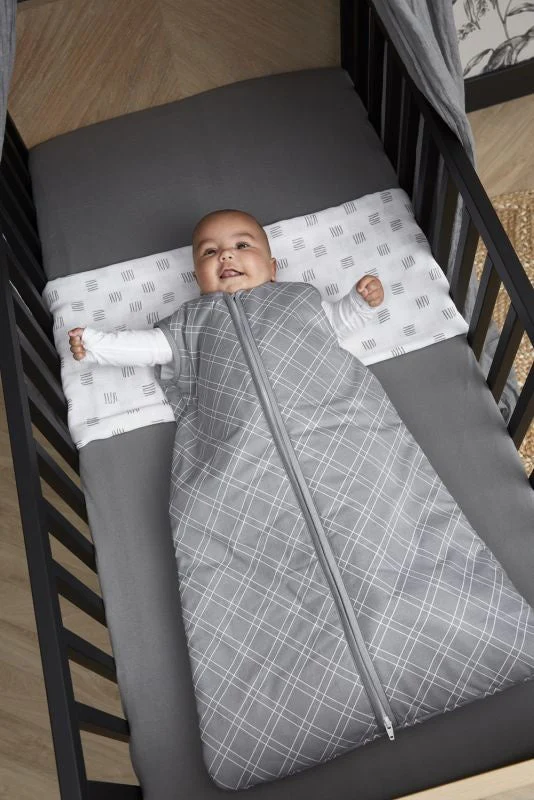 Meyco Slaapzak Baby Double Diamond Grey - Image 3