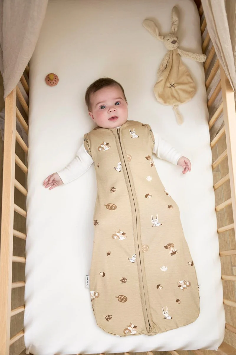 Meyco Slaapzak Baby Forest Animals Sand - Image 4