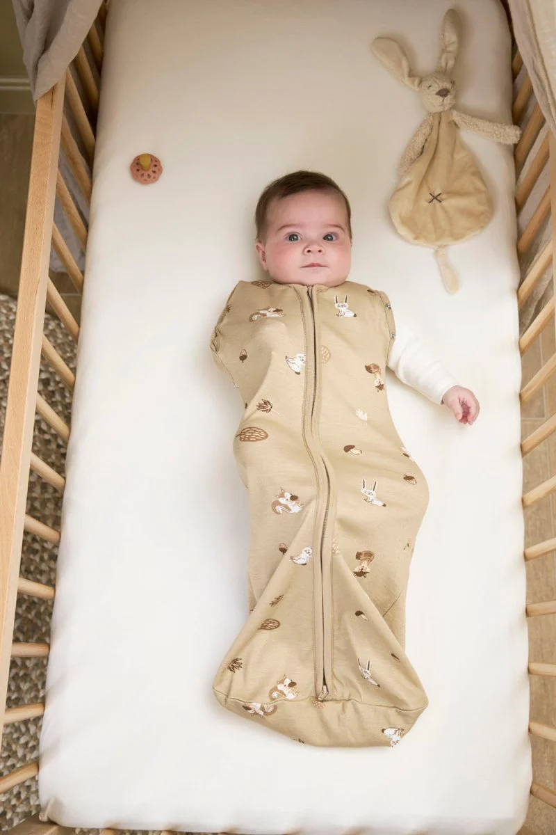 Meyco Slaapzak Baby Forest Animals Sand - Image 5
