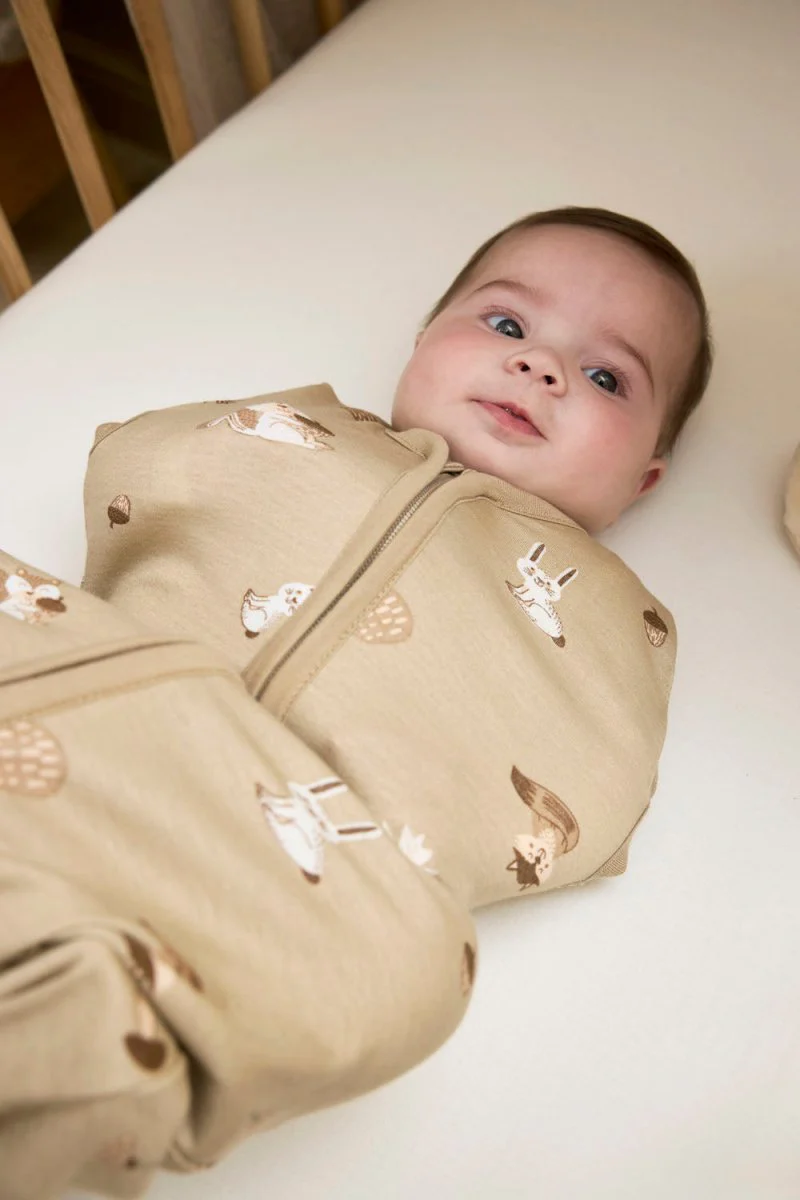 Meyco Slaapzak Baby Forest Animals Sand - Image 7