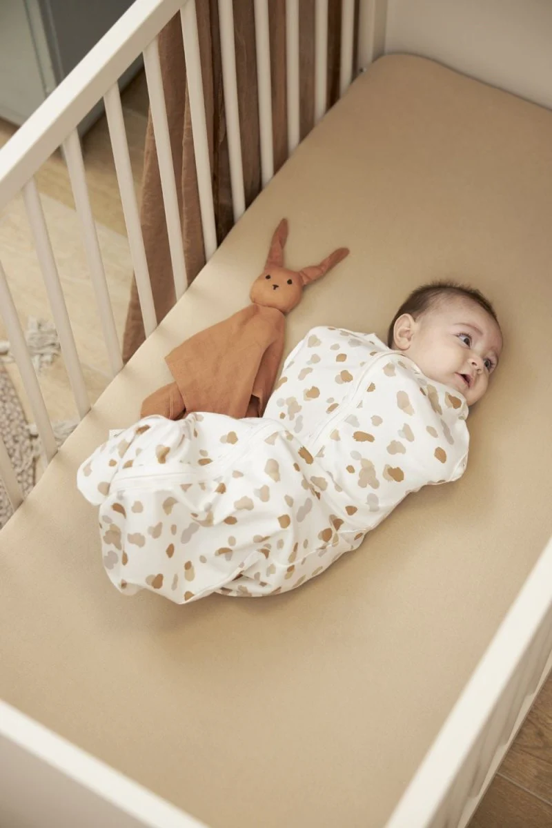 Meyco Slaapzak Baby Stains Zomer Sand 70cm - Image 4