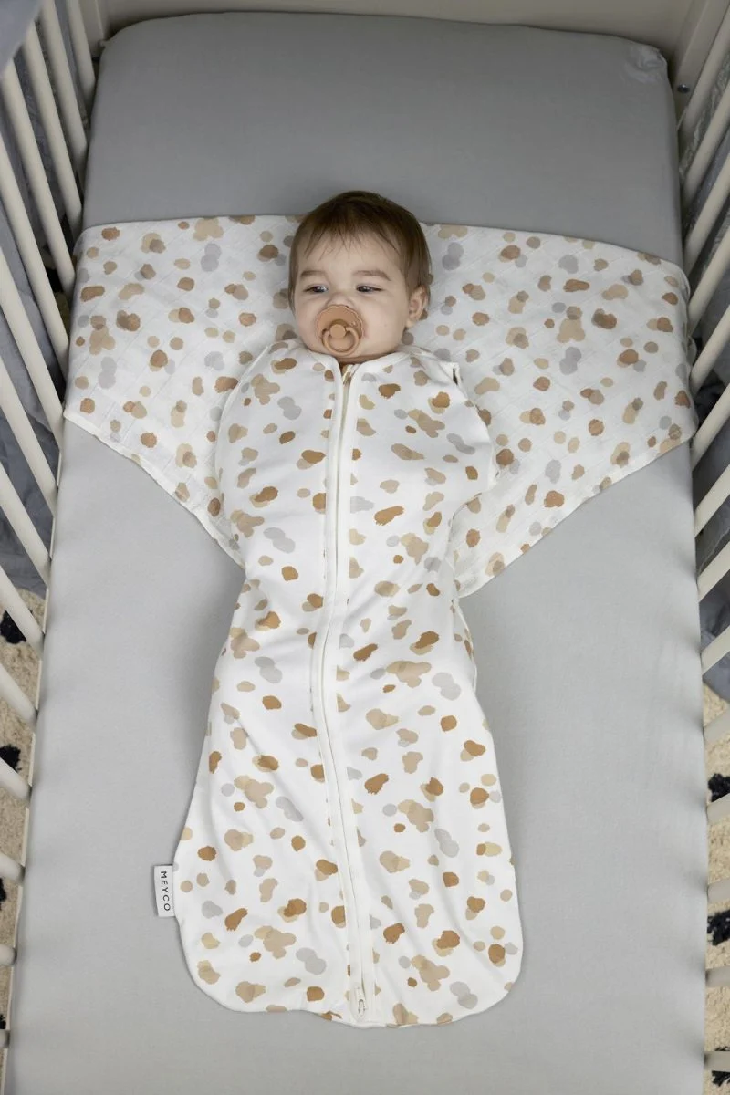 Meyco Slaapzak Baby Stains Zomer Sand 70cm - Image 5