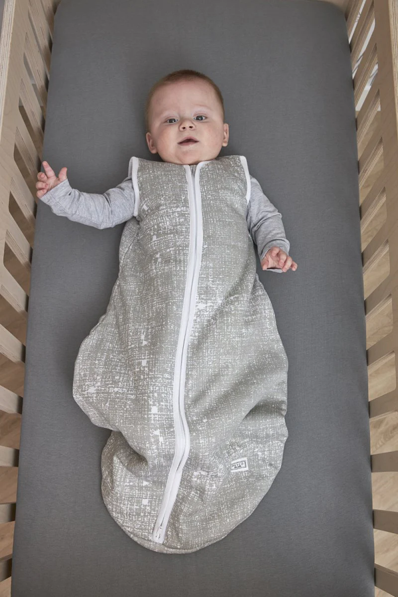 Meyco Slaapzak Baby Zomer Rond Fine Lines Grijs - Image 3