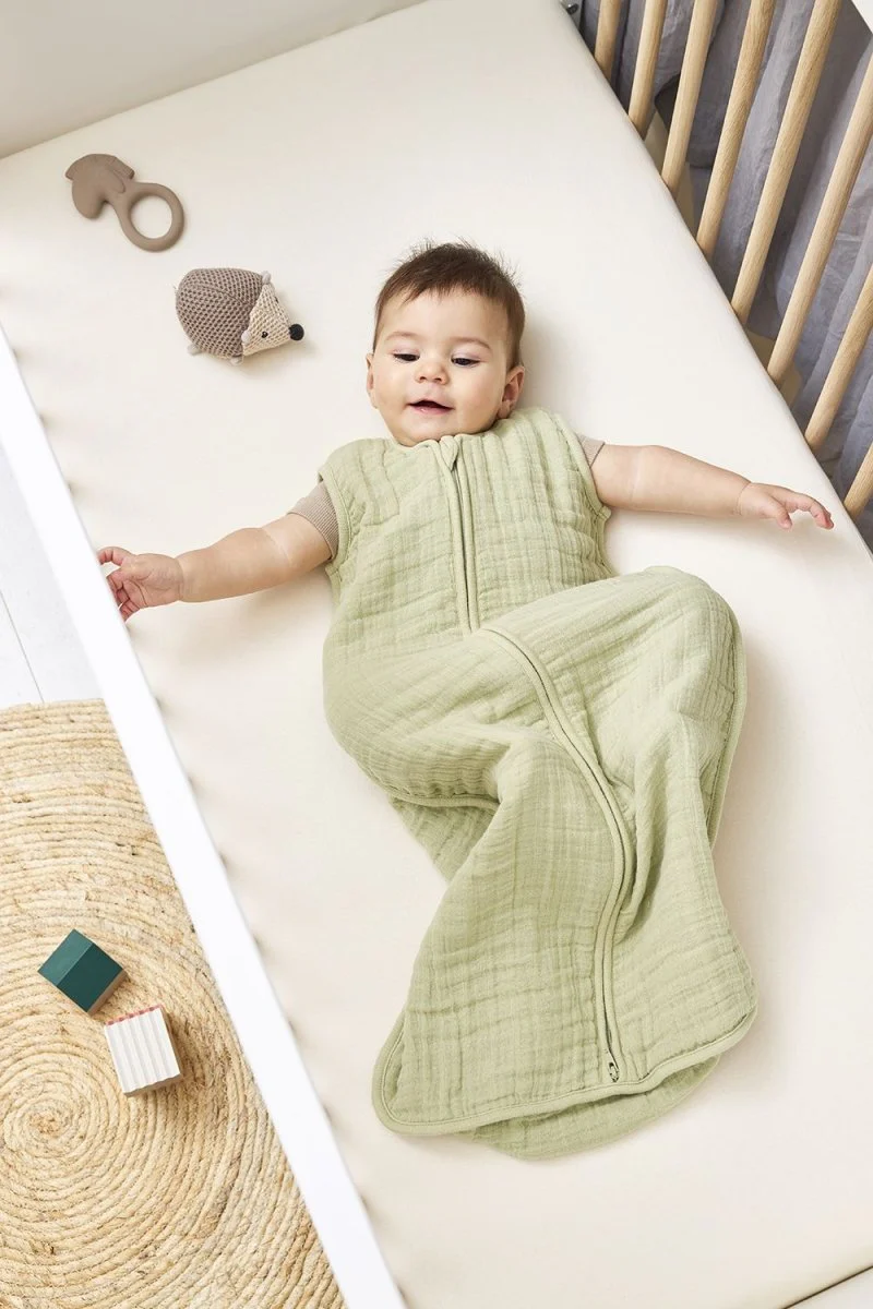 Meyco Slaapzak Baby Zomer Soft Olive Tog 0.5 - Image 4