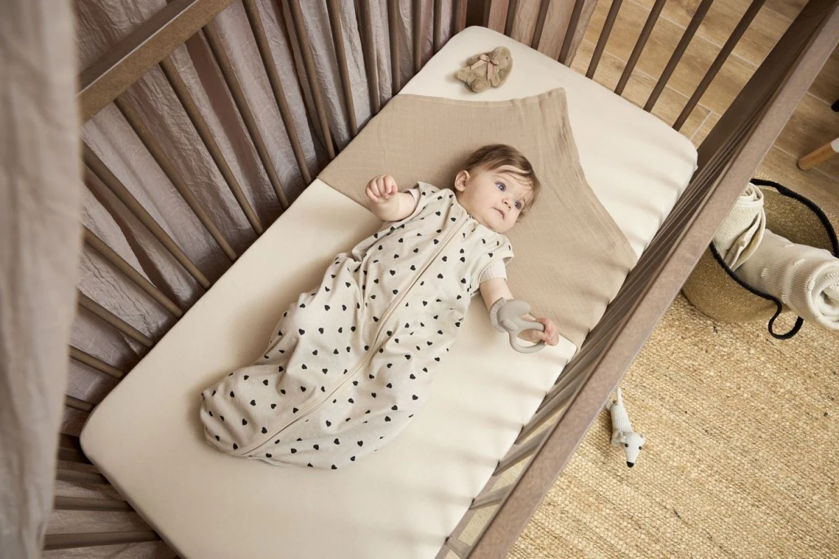Meyco Slaapzak Baby Zomer Sweet Heart Soft Sand/Black - Image 3