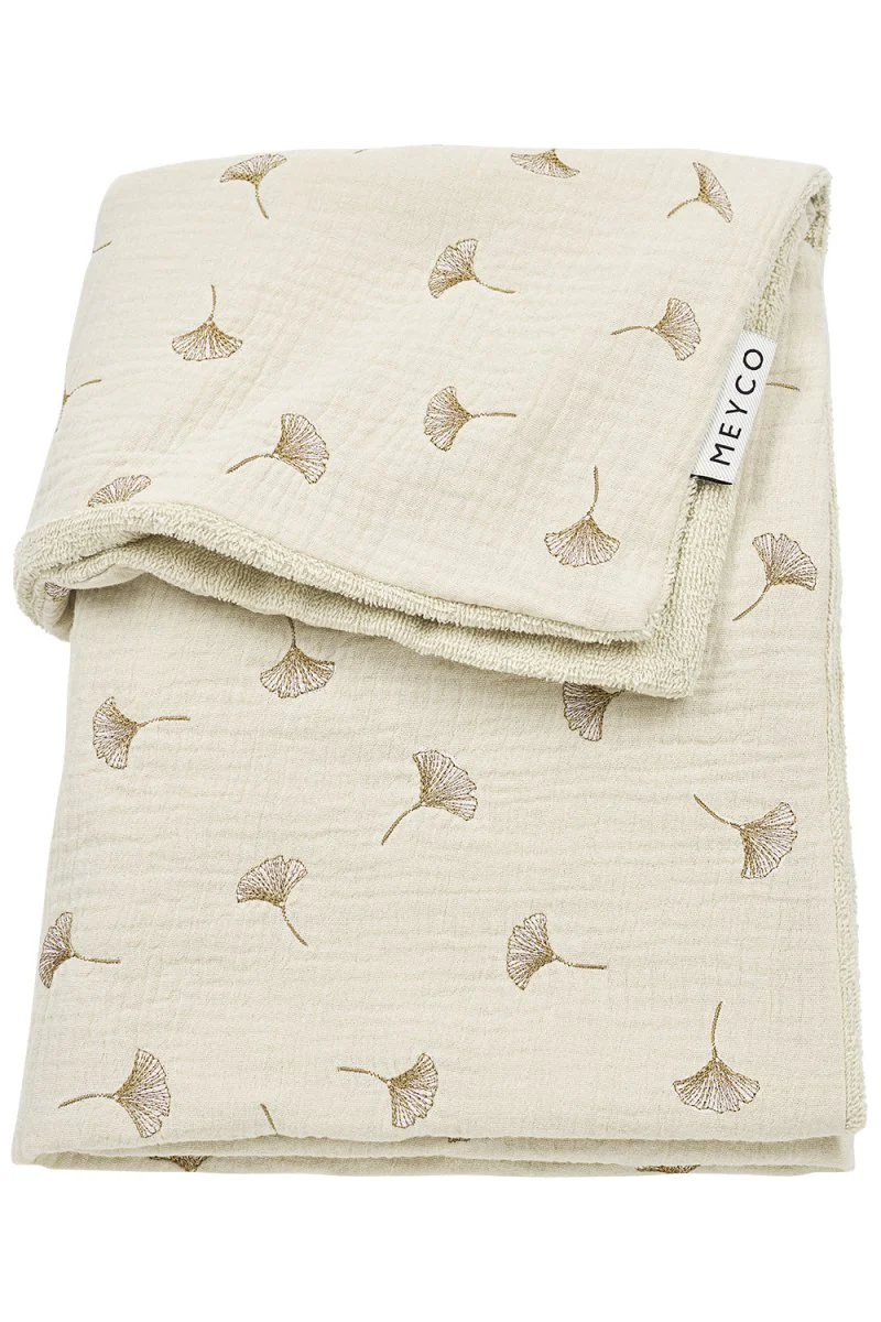 Meyco Wiegdeken Ginkgo Soft Sand 75X100Cm