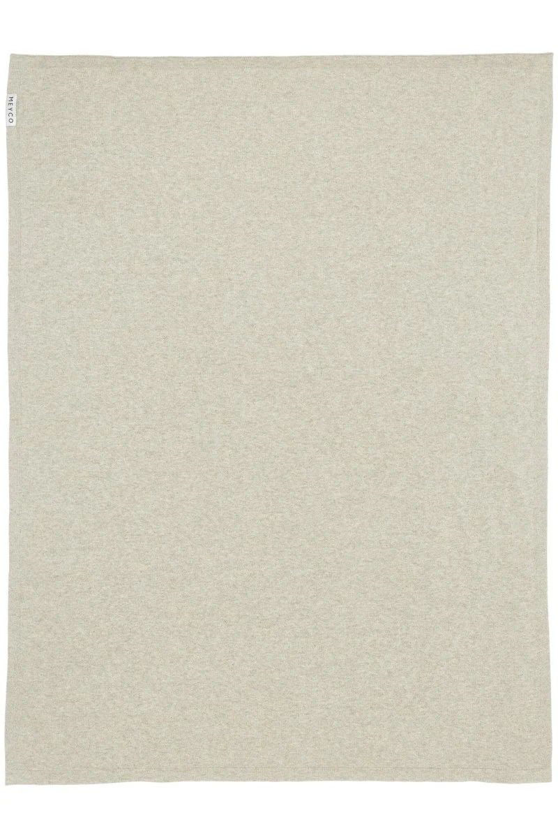 Meyco Wiegdeken Knit Basic Sand Melange - Image 2