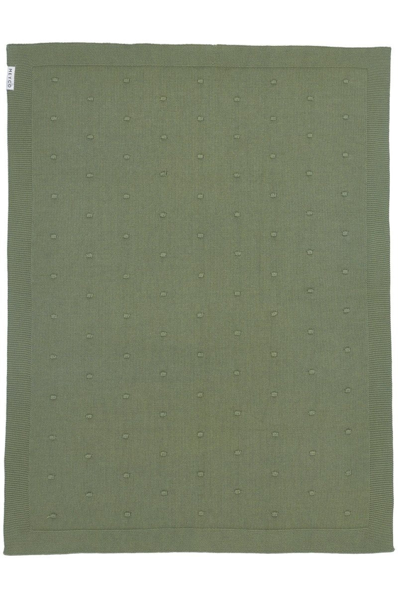 Meyco Wiegdeken Mini Knots Forest Green - Image 2