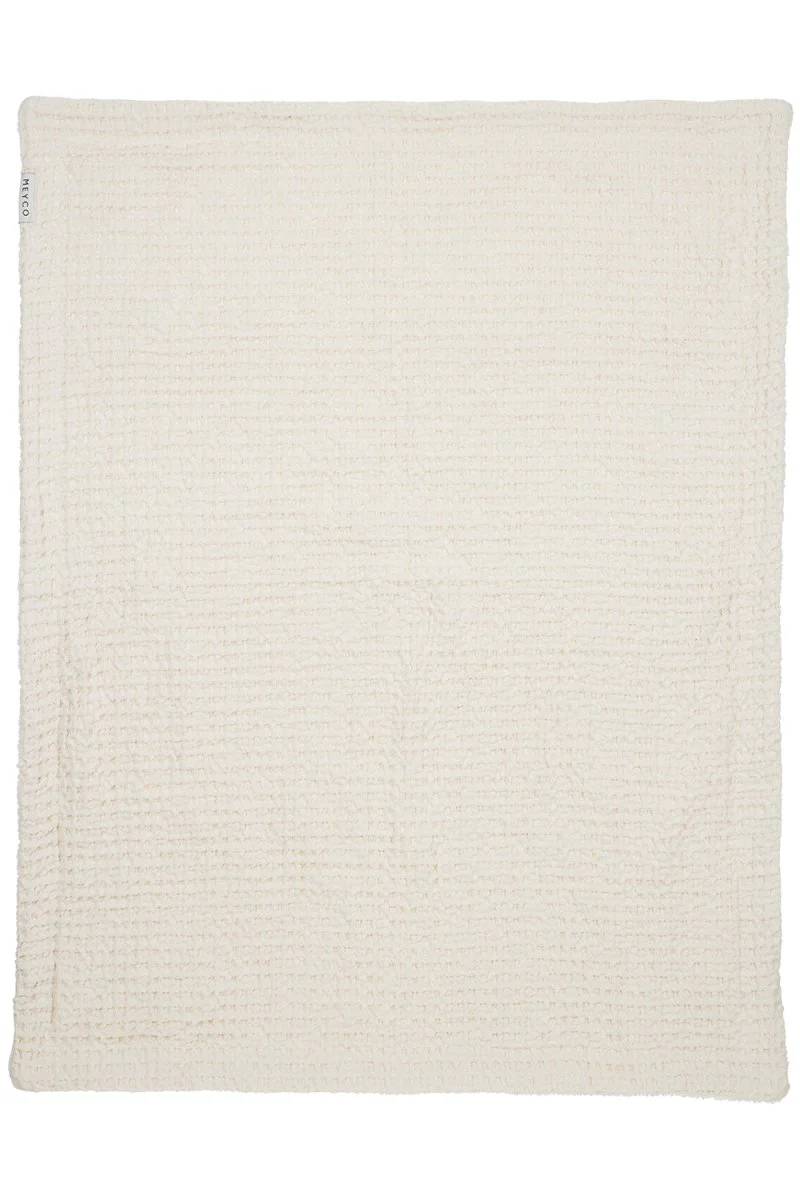 Meyco Wiegdeken Wafel Teddy Nature 75X100cm - Image 2