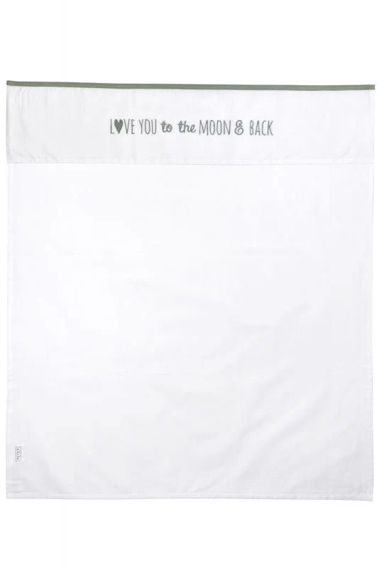 Meyco Wieglaken Love You To The Moon & Back Forest Green - Image 2