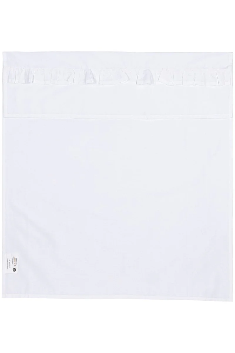 Meyco Wieglaken Ruffle White - Image 2